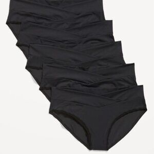 NEW! Old Navy Maternity 5-Pack No-Show Low-Rise Soft-Knit Bikini Underwear